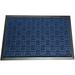 Rubber-Cal "Wellington" Rubber Backed Carpet Doormat - 3 x 5 feet - Blue Polypropylene Mat