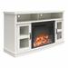 Ameriwood Home Banner Creek Fireplace Console with Glass Doors for TVs up to 60 Inches