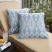 Humble + Haute Outdura Folklore Indoor/Outdoor Corded Square Pillows (Set of 2)