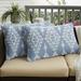 Humble + Haute Outdura Folklore Indoor/Outdoor Corded Lumbar Pillows (Set of 2)