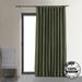 Exclusive Fabrics Signature Extra Wide Blackout Velvet Curtains (1 Panel) - Luxurious Blackout Drapes for Opulent Home Décor