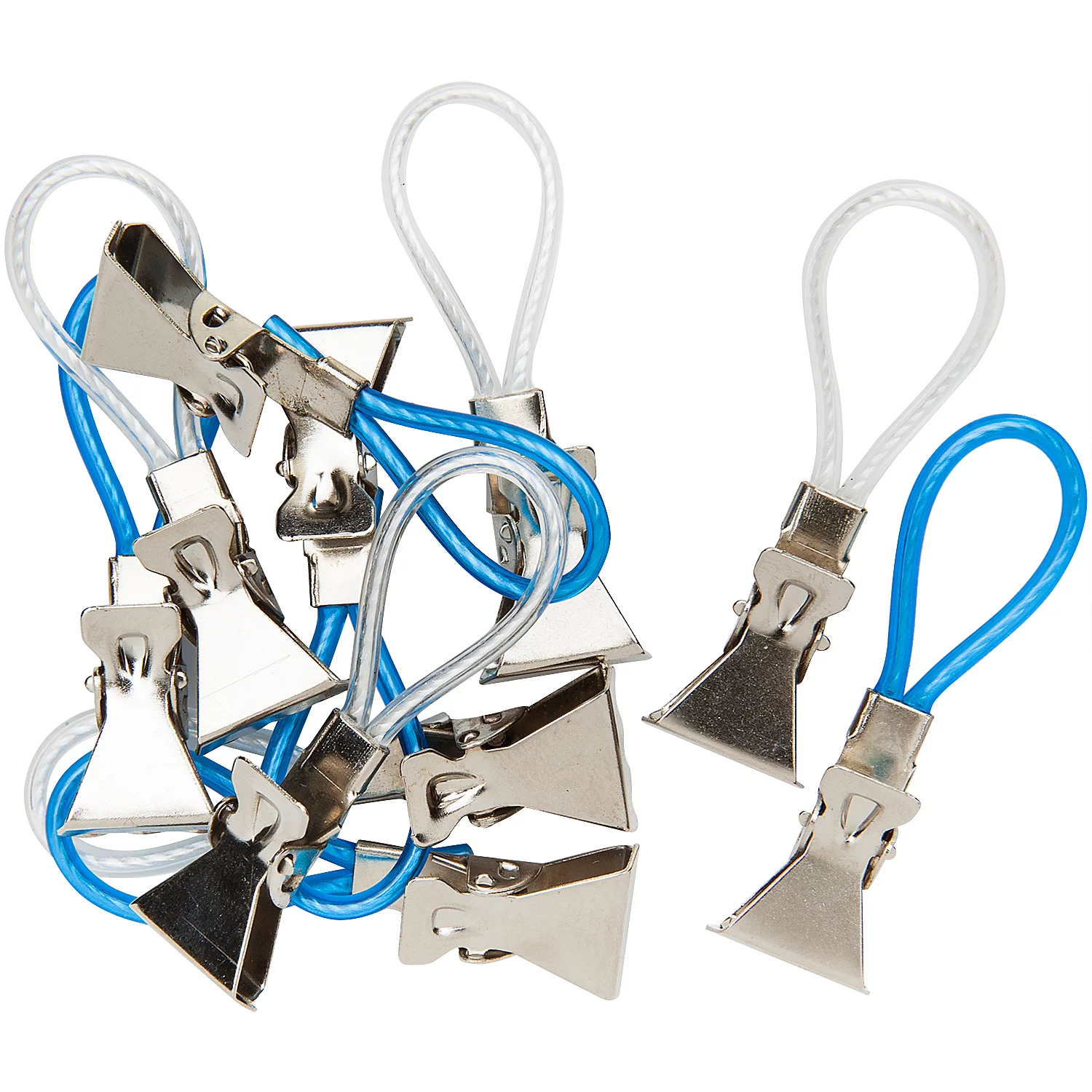buttinette Aufhänge-Clips, Größe: 5 x 1,5 cm, 10 Stück Image
