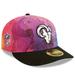 Men's New Era Pink/Black Los Angeles Rams 2022 NFL Crucial Catch Low Profile 59FIFTY Fitted Hat