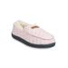 Women's Quilted Jersey Mocassin Slipper Slippers by GaaHuu in Pink (Size S(5/6))