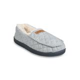 Women's Quilted Jersey Mocassin Slipper Slippers by GaaHuu in Grey (Size M(7/8))