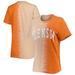 Women's Gameday Couture Orange Clemson Tigers Find Your Groove Split-Dye T-Shirt