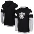 Men's New Era Black Las Vegas Raiders Long Sleeve Hoodie T-Shirt