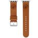 Tan Manchester City 38/40/41mm Logo Sport Leather Apple Watch Band