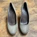 J. Crew Shoes | Jcrew Suede Heels | Color: Gray | Size: 9.5