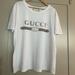 Gucci Shirts | Authentic Gucci Logo T-Shirt | Color: White | Size: L