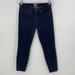 J. Crew Jeans | J. Crew Toothpick Jeans Size 27 Skinny Dark Wash Mid Rise Stretch Zip Fly Blue | Color: Blue | Size: 27
