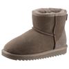 Winterboots ARA "Alaska", Damen, Gr. 40, grau (taupe), Veloursleder, Lammfell, unifarben, sportlich, Schuhe, Winterboots, Stiefel in bequemer Weite G (=weit)