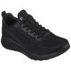 Sneaker SKECHERS "BOBS SQUAD CHAOS - FACE OFF", Damen, Gr. 40, schwarz, Textil, sportlich, Schuhe, Freizeitschuh, Halbschuh, Schnürschuh Maschinenwäsche, G-Weite