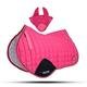 Close Contact Jumping Saddle Cloth Numnah Saddle Pads Free Ear (Cob/Pony, Hot Pink)