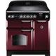 Rangemaster Classic CLA90EICY/C 90cm Electric Range Cooker with Induction Hob - Cranberry / Chrome - A/A Rated