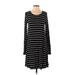 Old Navy Casual Dress - A-Line: Black Print Dresses - Women's Size Small