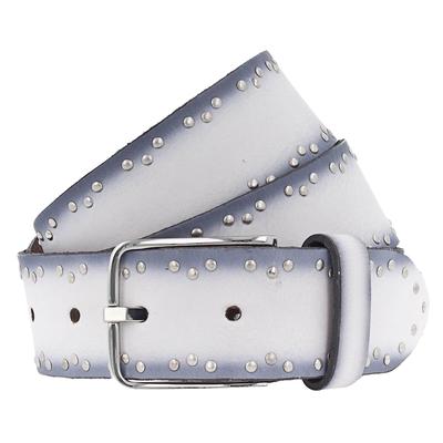 Vanzetti Gürtel Leder 80 cm Grau Damen