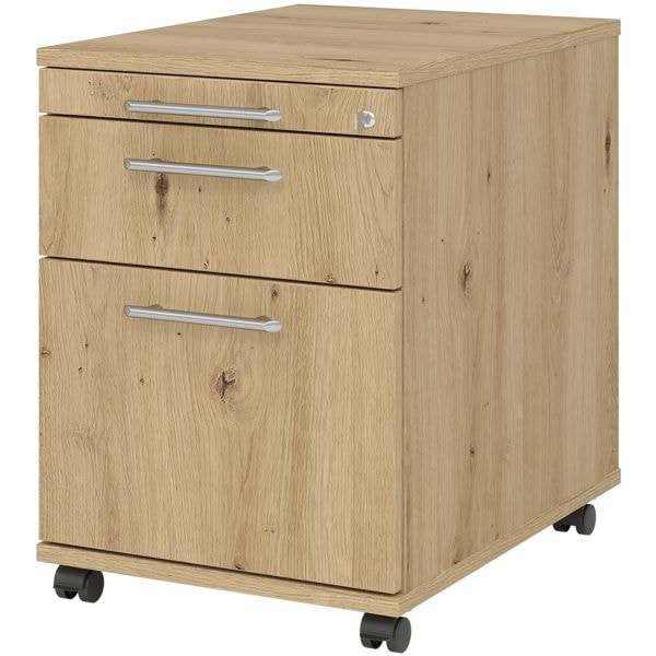 HAMMERBACHER Rollcontainer »Flexiline II« mit Hängeregistratur braun, 43x59x55 cm