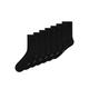 NAME IT Unisex nknsock 7p solid noos Socken, Schwarz, 31-33 EU