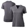 Women's Cutter & Buck Heather Charcoal Chicago White Sox DryTec Forge Stretch V-Neck Blade Top