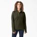 Dickies Women's DuraTech Maverick Half-Snap Fleece - Moss Green Size L (FW085)