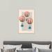 East Urban Home 'Vintage Paper Series: Three Air Balloons' Graphic Art Print on Canvas Metal | 60 H x 40 W x 1.5 D in | Wayfair ESUR6492 37450959