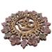 Bungalow Rose Wall Décor in Brown | 15.75 H x 15.75 W x 0.8 D in | Wayfair 50E6D2003B1A4B57BBB41ABF662ACD45