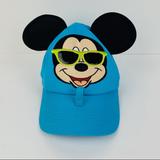 Disney Accessories | Disneyland Resorts Mickey Mouse Ears Sunglasses Hat Cap Toddler Osfm Snapback | Color: Blue | Size: Toddlers Osfm