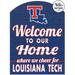 Blue Louisiana Tech Bulldogs 16'' x 22'' Marquee Sign