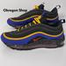 Nike Shoes | Nike Air Max 97 Concord Acg Terra Mens Shoes Size 9 Black Purple Yellow Red Used | Color: Black/Purple | Size: 9