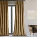 Darby Home Co Balone French Pleat Signature Velvet Curtains for Bedroom Blackout Curtains for Living Room Single Panel Velvet in Yellow | Wayfair