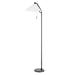 Hudson Valley Aisa 1 Light Floor Lamp Metal in Black | 65 H x 11.75 W x 11.75 D in | Wayfair HL647401-OB