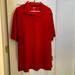 Adidas Shirts | Adidas Men’s Large Red With Black Stripes Climalite Golf Shirt. | Color: Black/Red | Size: L