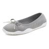 Sneaker Ballerinas LASCANA, Damen, Gr. 36, grau, Obermaterial: 100% Textilmaterial. Decksohle: 100% Textilmaterial. Laufsohle: 100% Synthetik, unifarben, sportlich, Schuhe, Slipper, Halbschuh, ultraleicht zum Reinschlüpfen VEGAN