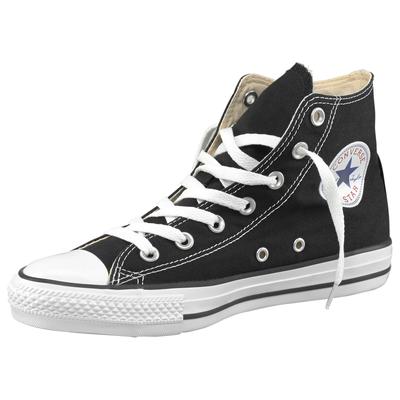 Sneaker CONVERSE "Chuck Taylor All Star Core Hi", Gr. 36,5, schwarz, Textil, sportlich, Schuhe Skaterschuh Canvassneaker