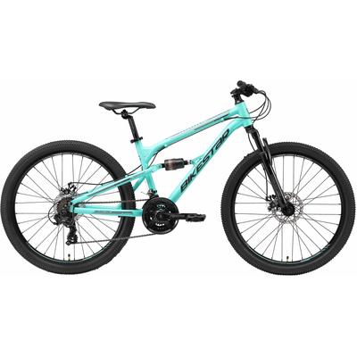 Mountainbike BIKESTAR Fahrräder Gr. 39cm, 26 Zoll (66,04cm), grün für Damen und Herren, Kettenschaltung