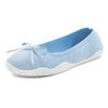 Sneaker Ballerinas LASCANA, Damen, Gr. 40, blau (hellblau), Obermaterial: 100% Textilmaterial. Decksohle: 100% Textilmaterial. Laufsohle: 100% Synthetik, unifarben, sportlich, Schuhe, Slipper, Halbschuh, ultraleicht zum Reinschlüpfen VEGAN