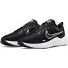 Laufschuh NIKE "DOWNSHIFTER 12", Gr. 47,5, schwarz-weiß (schwarz, weiß, dk, smoke, grau, pure, platinum), Textil, sportlich, Schuhe