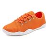 Sneaker LASCANA, Damen, Gr. 37, orange, Obermaterial: 100% Textilmaterial. Decksohle: 100% Textilmaterial. Laufsohle: 100% Synthetik, unifarben, casual, Schuhe, mit ultraflache Sohle, superleicht, Schnürhalbschuhe, Unisex VEGAN