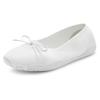 Sneaker Ballerinas LASCANA, Damen, Gr. 39, weiß, Obermaterial: 100% Textilmaterial. Decksohle: 100% Textilmaterial. Laufsohle: 100% Synthetik, unifarben, sportlich, Schuhe, Slipper, Halbschuh, ultraleicht zum Reinschlüpfen VEGAN