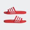 Badesandale ADIDAS SPORTSWEAR "SHOWER ADILETTE", Gr. 43, rot (vivid rot, cloud weiß, vivid rot), Synthetik, sportlich, Schuhe