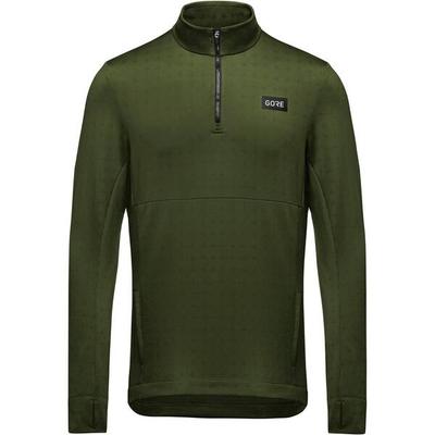 GORE WEAR Herren Everyday Thermo 1/4-Zip Herren, Größe XL in Grün