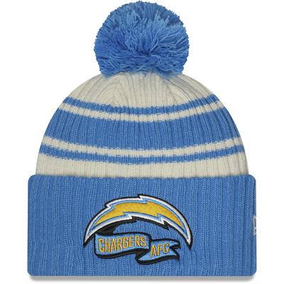 Los Angeles Chargers New Era 2022 Offizieller Sportstrick für kaltes Wetter in der Seitenlinie Image
