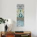 East Urban Home 'Bohemian Tapestry III' Graphic Art Print on Wrapped Canvas Canvas, Cotton in White | 72 H x 24 W x 1.5 D in | Wayfair