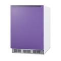 Summit Appliance 5 cu. ft. Freestanding Mini Fridge w/ Freezer Metal in Indigo | 32.13 H x 23.63 W x 24.5 D in | Wayfair BRF611WHPADA