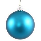 Freeport Park® Holiday Décor Ball Ornament Plastic in Green/Blue | 4.75 H x 4.75 W x 4.75 D in | Wayfair HLDY3573 32575421