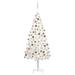 The Holiday Aisle® Artificial Pre-lit Christmas Tree w/ Ball Set Xmas Tree Decoration, Steel in Green | 39.4 W in | Wayfair
