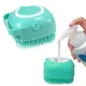 Brosse de Énergie en Silicone Souple pour Chien et Chat Peigne de Toilettage pour le Bain Poils