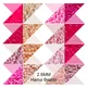 Mini perles 2.6mm 1000 pièces couleur rose Pixel Art fusible cadeau pour enfants perles Hama