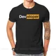 T-shirt de développeur de logiciel pour hommes programmeur informatique vêtements de geek t-shirt
